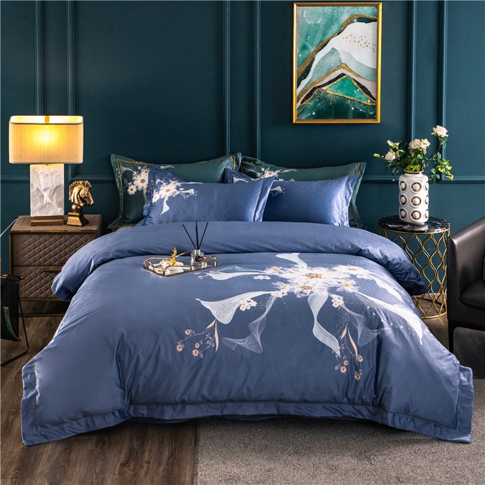 91家纺网 家纺一手货源 找家纺 梵克保罗 2025秋冬新品有氧臻棉绒数码印花9斤单品四件套牛奶绒兔毛绒-单品系列 菲欧娜-兰