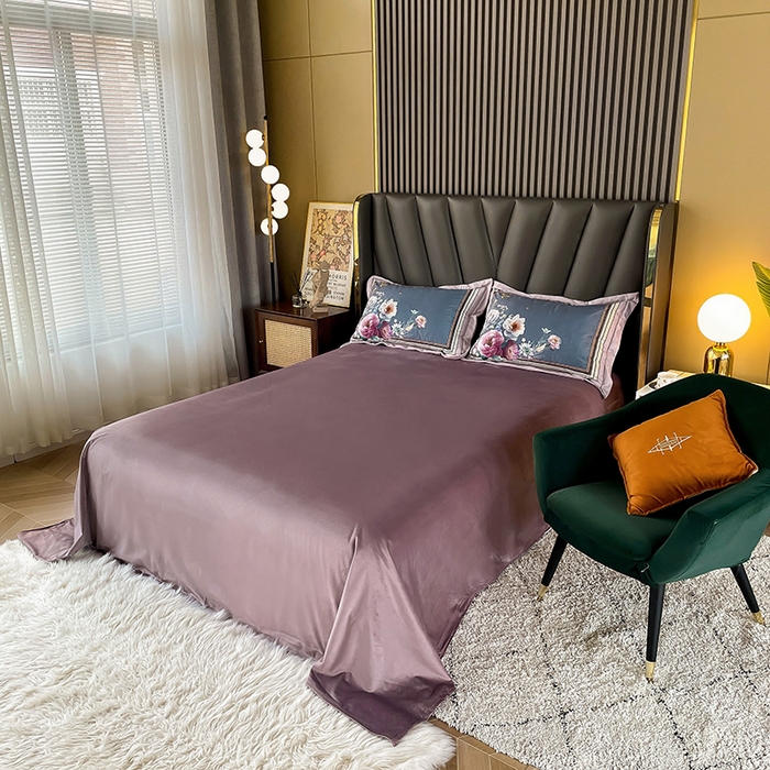 91家纺网 家纺一手货源 找家纺 梵克保罗 2025秋冬新品有氧臻棉绒数码印花9斤单品四件套牛奶绒兔毛绒-单品系列 流金岁月-豆沙