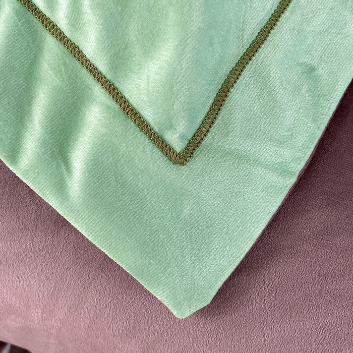 91家纺网 家纺一手货源 找家纺 梵克保罗 2025秋冬新品有氧臻棉绒数码印花9斤单品四件套牛奶绒兔毛绒-单品系列 流金岁月-绿