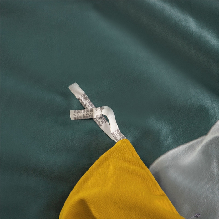 91家纺网 家纺一手货源 找家纺 梵克保罗 2025秋冬新品有氧臻棉绒数码印花9斤单品四件套牛奶绒兔毛绒-单品系列 菲欧娜-绿