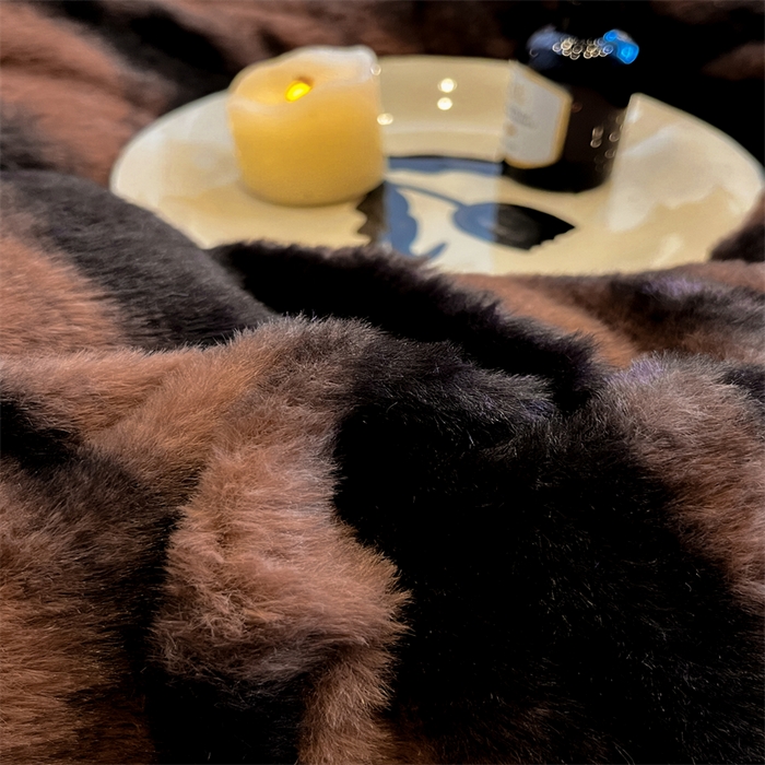 91家纺网 家纺一手货源 找家纺 （总）莉莉安家纺 2025新款加厚保暖兔毛绒四件套