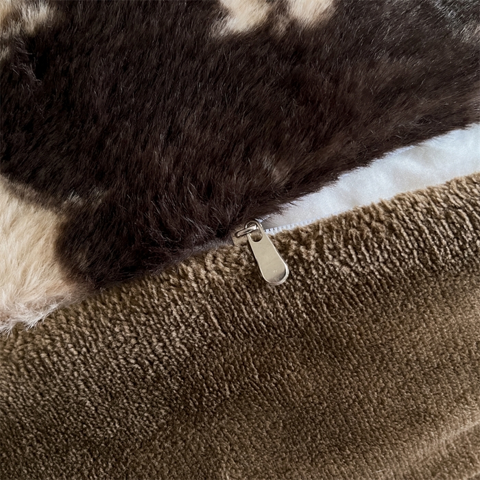 91家纺网 家纺一手货源 找家纺 莉莉安家纺 2025新款加厚保暖兔毛绒四件套 美拉德-繁花