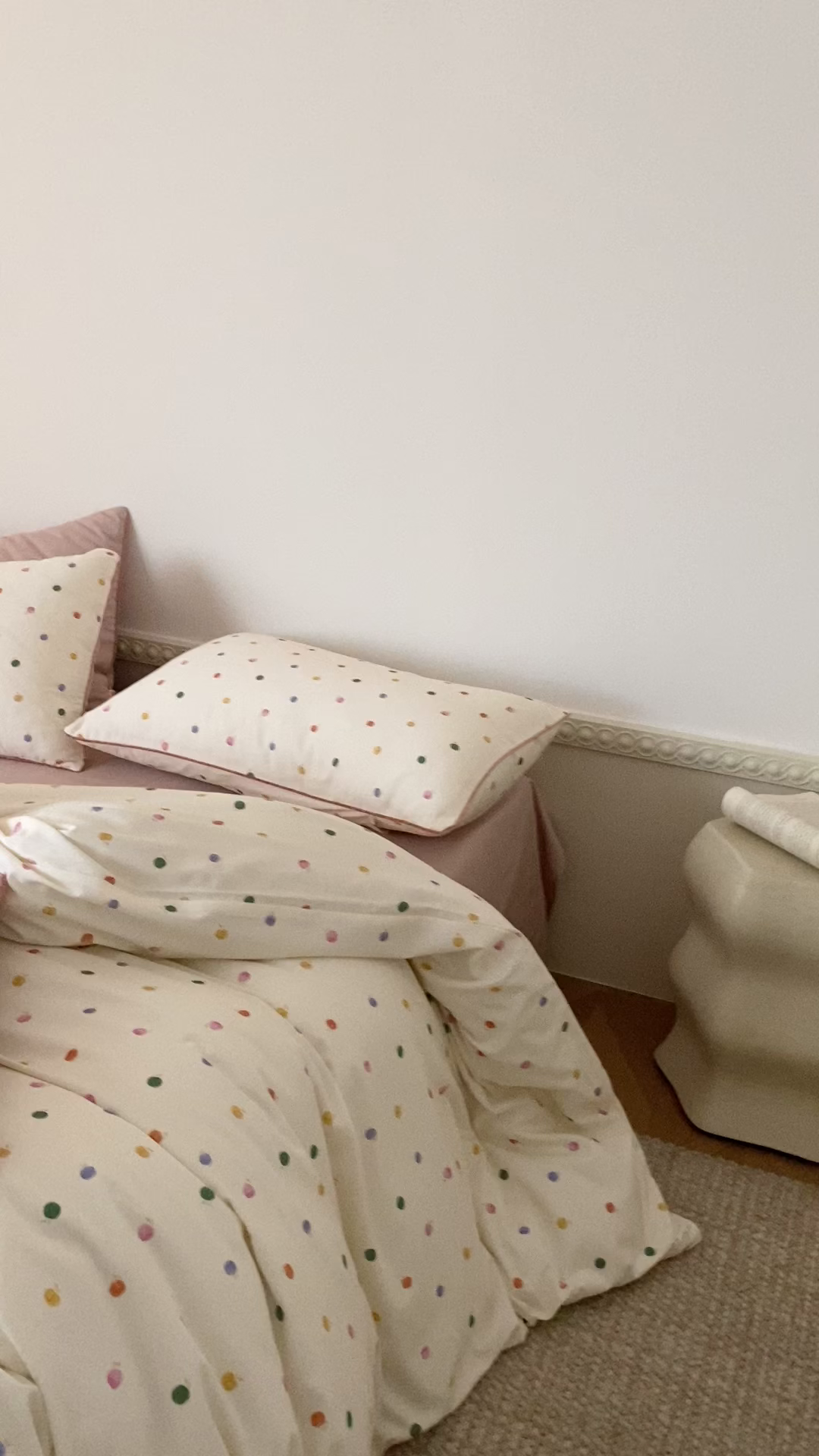 91家纺网 家纺一手货源 找家纺 时年家纺 2025新款全棉纯棉生态磨毛嵌绳款系列四件套 星光彩虹