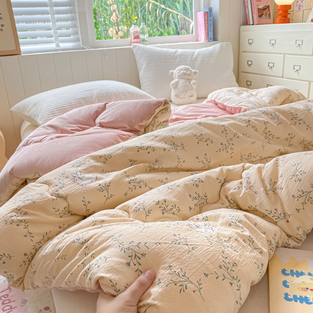91家纺网 家纺一手货源 找家纺 （总）铺尚美家纺 2025新款A类云感懒人冬季一体被被子被芯床盖四件套