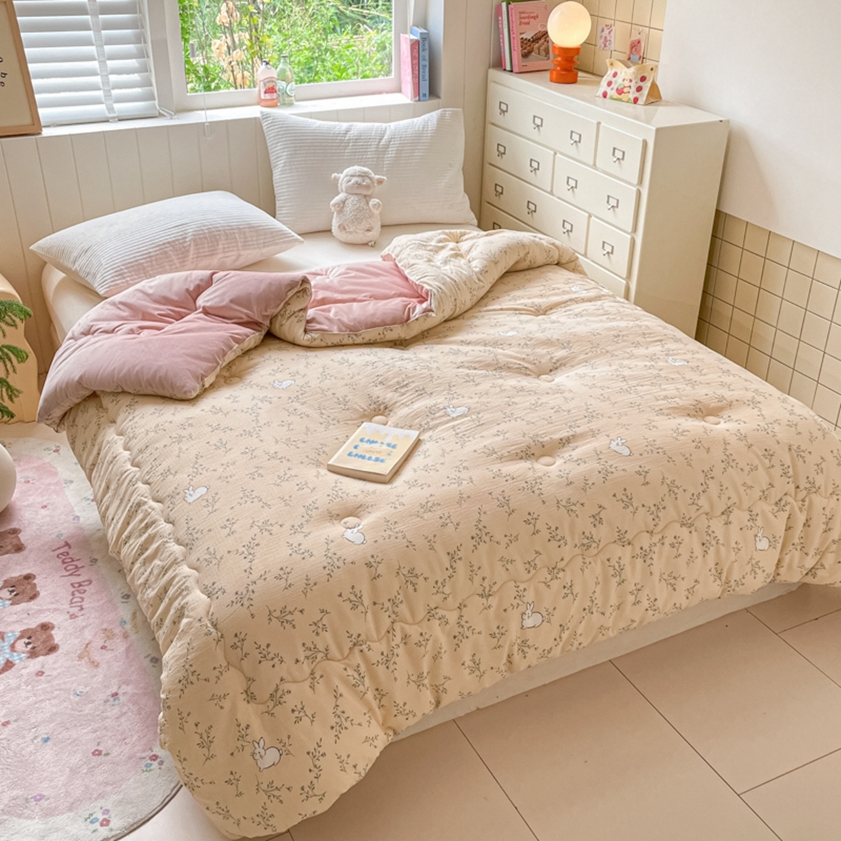 91家纺网 家纺一手货源 找家纺 （总）铺尚美家纺 2025新款A类云感懒人冬季一体被被子被芯床盖四件套