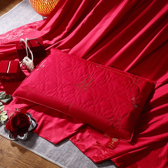 91家纺网 家纺一手货源 找家纺 （总）糖果枕芯 2025新款全荞麦枕头枕芯-天作之合