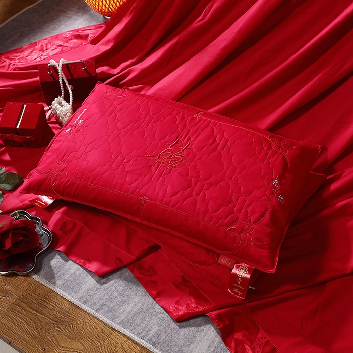 91家纺网 家纺一手货源 找家纺 （总）糖果枕芯 2025新款全荞麦枕头枕芯-天作之合