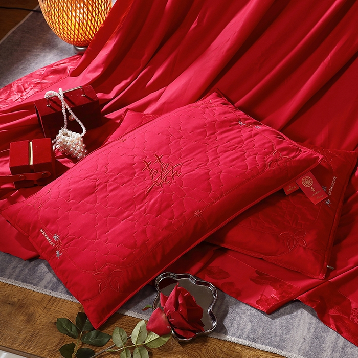 91家纺网 家纺一手货源 找家纺 （总）糖果枕芯 2025新款全荞麦枕头枕芯-天作之合