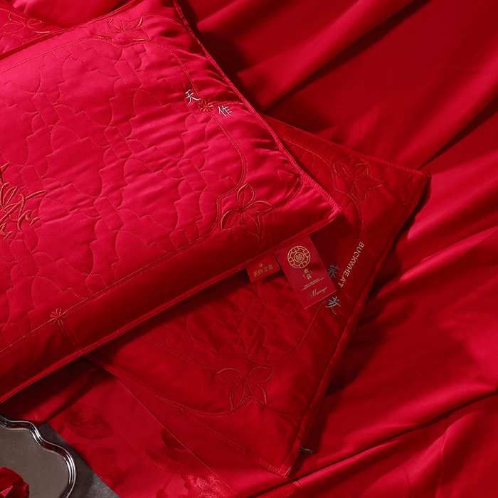 91家纺网 家纺一手货源 找家纺 （总）糖果枕芯 2025新款全荞麦枕头枕芯-天作之合