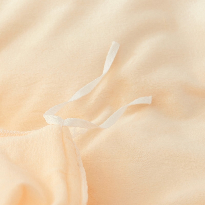 91家纺网 家纺一手货源 找家纺 梵克保罗 2025新款婴儿绒原创绣花卡通学生三件套四件套 亲亲宝贝-黄