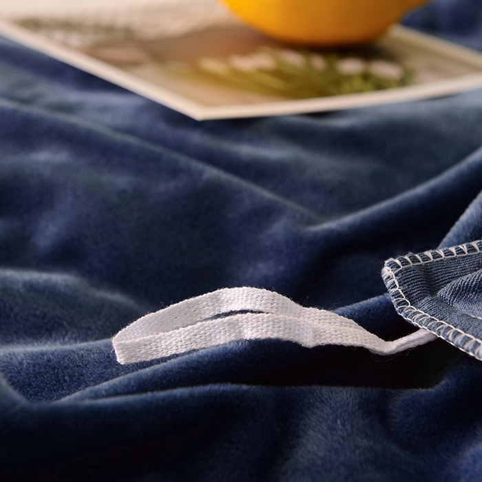 91家纺网 家纺一手货源 找家纺 梵克保罗 2025新款婴儿绒原创绣花卡通学生三件套四件套 海底小纵队-深蓝