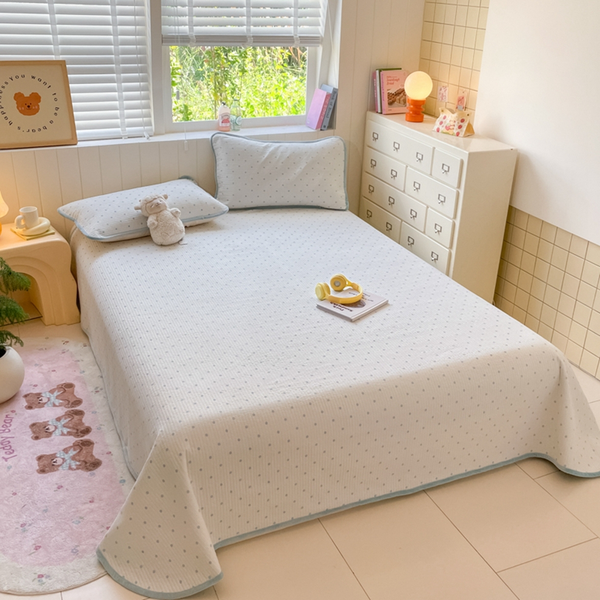 91家纺网 家纺一手货源 找家纺 老帅的工厂店 2025新款A类云感懒人冬季一体被被子被芯床盖系列-单床盖 海盐波波