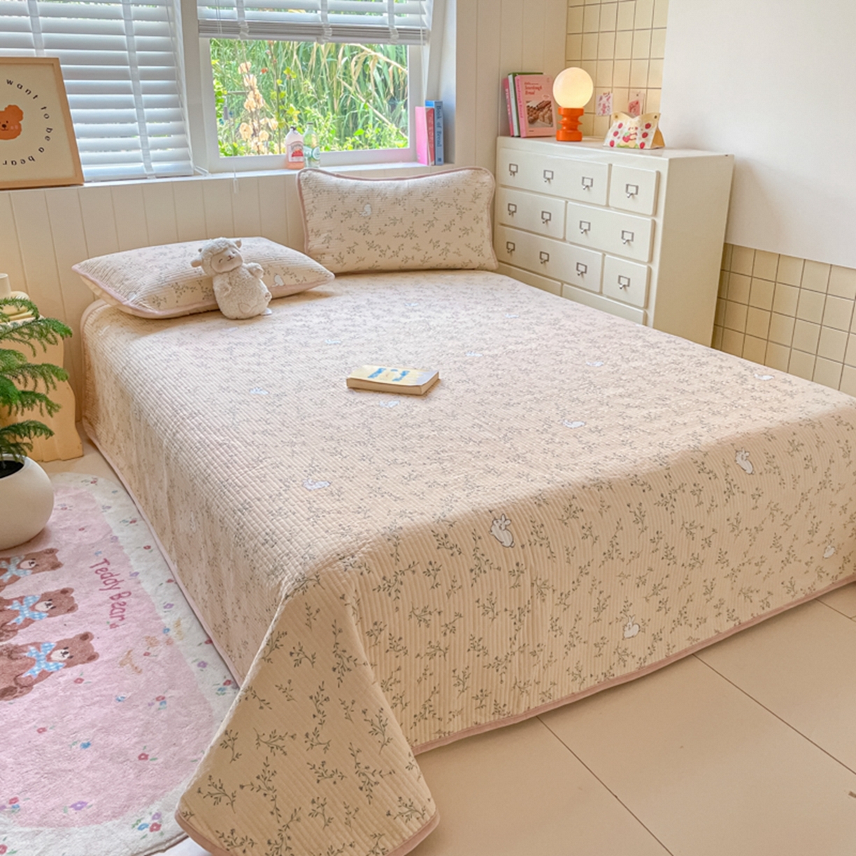 91家纺网 家纺一手货源 找家纺 老帅的工厂店 2025新款A类云感懒人冬季一体被被子被芯床盖系列-单床盖 米兔儿