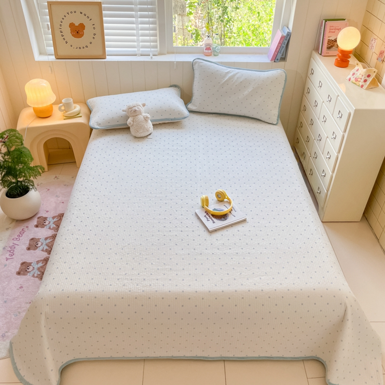 91家纺网 家纺一手货源 找家纺 老帅的工厂店 2025新款A类云感懒人冬季一体被被子被芯床盖系列-单床盖 海盐波波