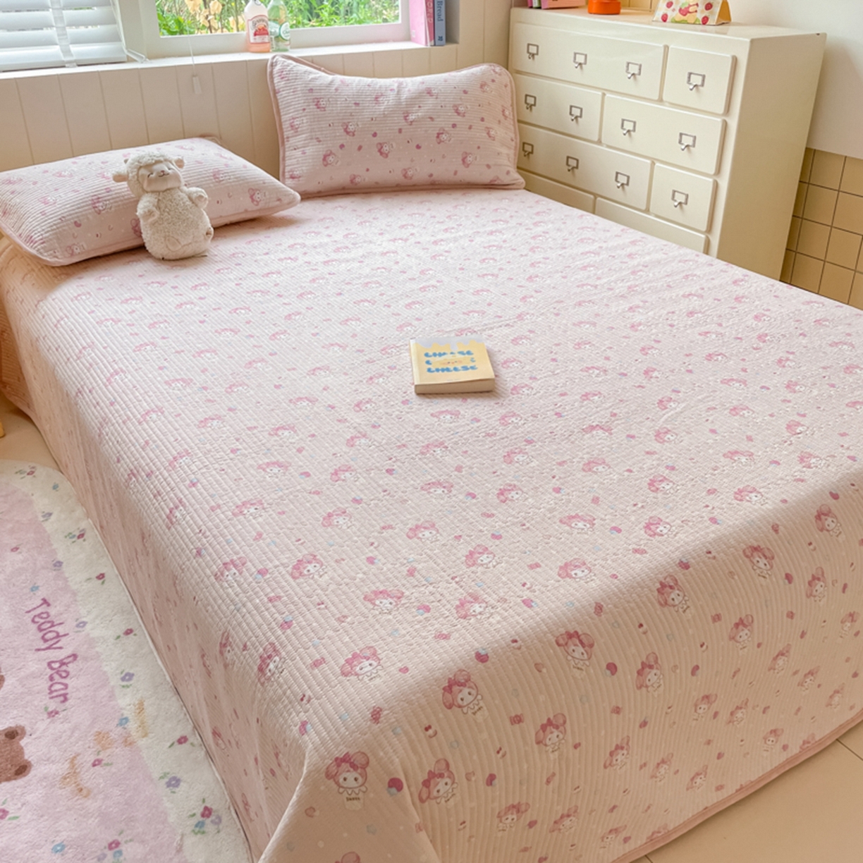 91家纺网 家纺一手货源 找家纺 老帅的工厂店 2025新款A类云感懒人冬季一体被被子被芯床盖系列-单床盖 小美