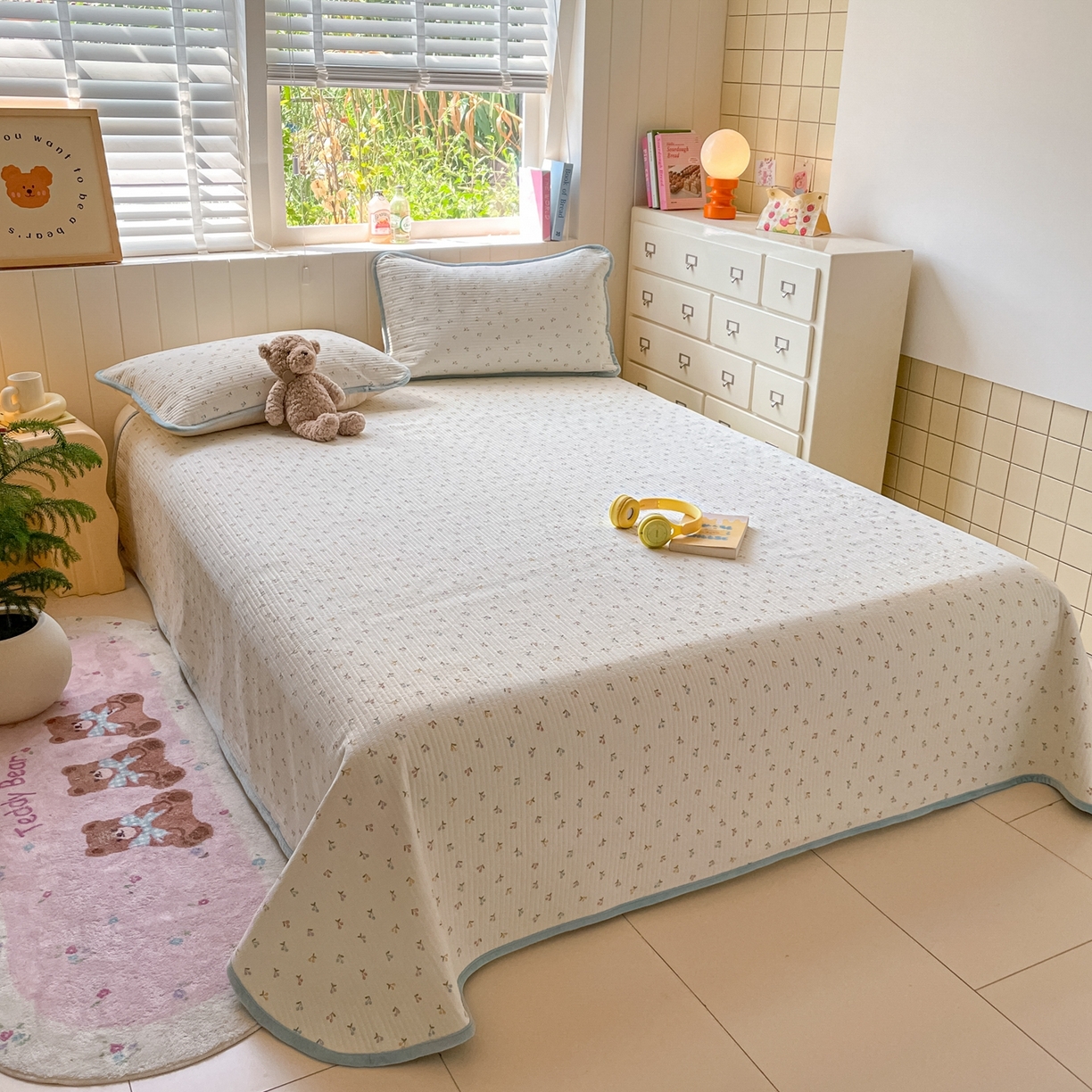 91家纺网 家纺一手货源 找家纺 老帅的工厂店 2025新款A类云感懒人冬季一体被被子被芯床盖系列-单床盖 樱桃味