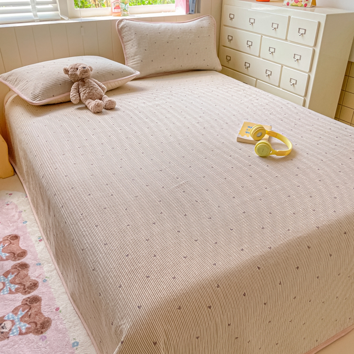 91家纺网 家纺一手货源 找家纺 老帅的工厂店 2025新款A类云感懒人冬季一体被被子被芯床盖系列-单床盖 心动