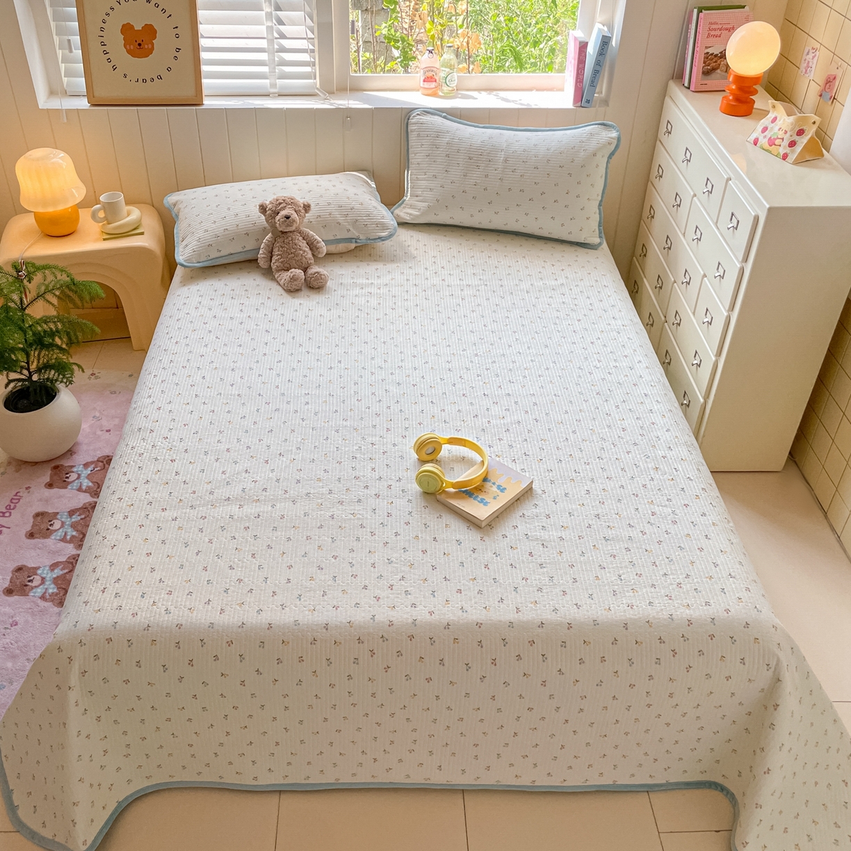 91家纺网 家纺一手货源 找家纺 老帅的工厂店 2025新款A类云感懒人冬季一体被被子被芯床盖系列-单床盖 樱桃味