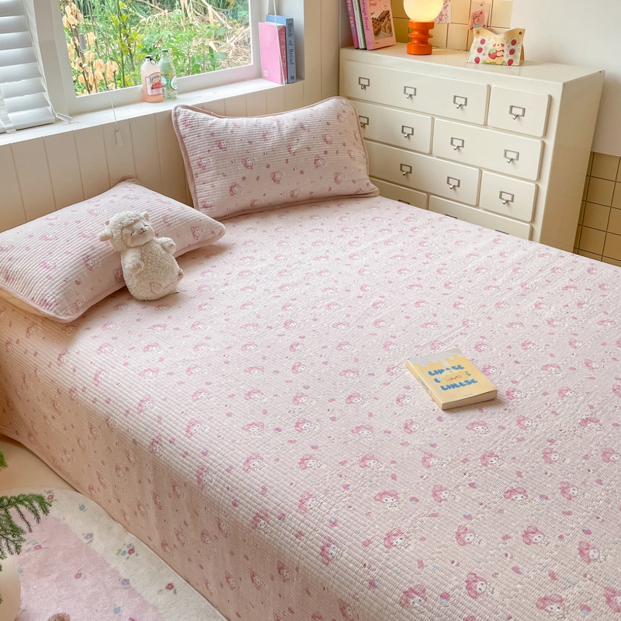 91家纺网 家纺一手货源 找家纺 老帅的工厂店 2025新款A类云感懒人冬季一体被被子被芯床盖系列-单床盖 小美