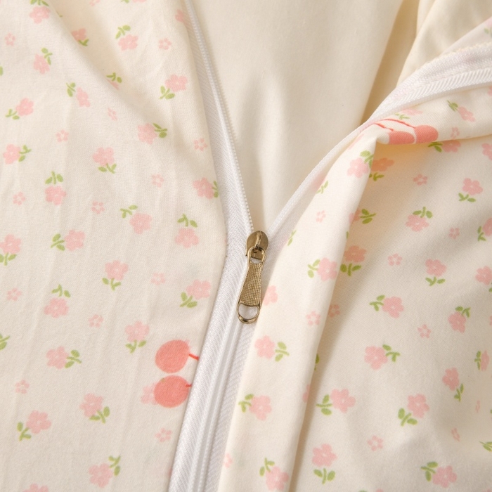 91家纺网 家纺一手货源 找家纺 小叮当家纺仓储工厂店 2025新款水洗棉印花被套单品被套单件被套 甜蜜女孩