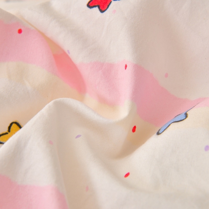 91家纺网 家纺一手货源 找家纺 小叮当家纺仓储工厂店 2025新款水洗棉印花被套单品被套单件被套 满天星