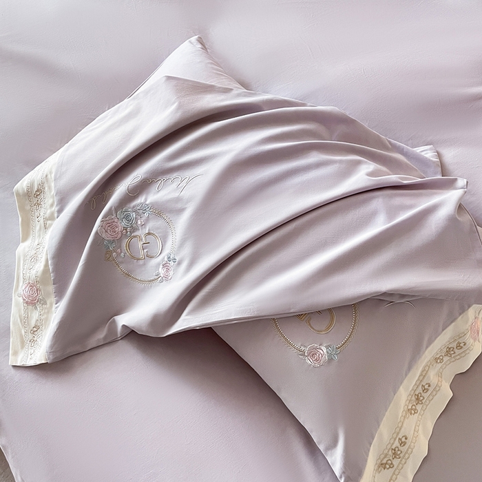 91家纺网 家纺一手货源 找家纺 小叮当家纺仓储工厂店 2025新款(买家秀不断货)亲肤A类全棉纯棉长绒棉全棉纯棉磨毛四件套-斯嘉丽系列 斯嘉丽-海葵紫