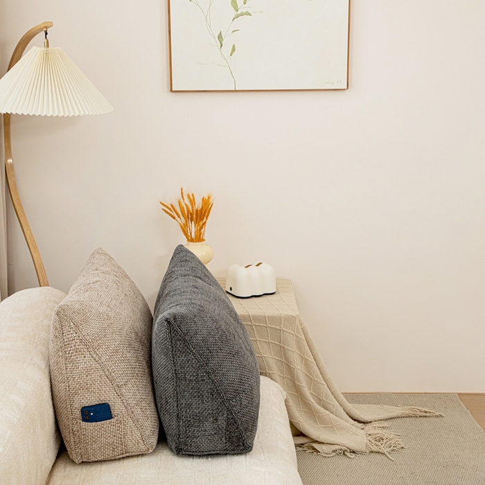 91家纺网 家纺一手货源 找家纺 （总）沐沐家纺 2025新款十字绒三角靠背