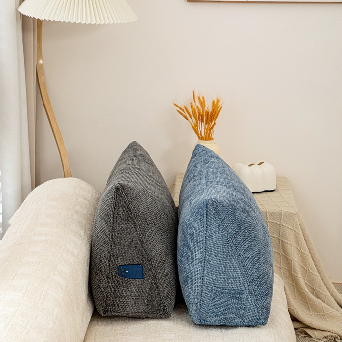 91家纺网 家纺一手货源 找家纺 （总）沐沐家纺 2025新款十字绒三角靠背