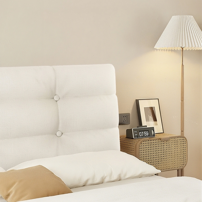 91家纺网 家纺一手货源 找家纺 （总）沐沐家纺 2026新款小羊绒床头靠背（有床头款)