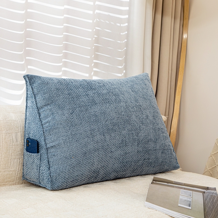 91家纺网 家纺一手货源 找家纺 （总）沐沐家纺 2025新款十字绒三角靠背