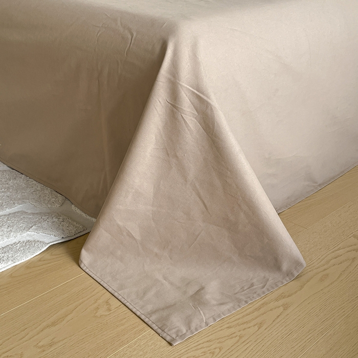 91家纺网 家纺一手货源 找家纺 小叮当家纺仓储工厂店 2025新款(买家秀 不断货)A类亲肤全棉纯棉色织大提花磨毛四件套床单床笠-花漾 花间入梦-咖