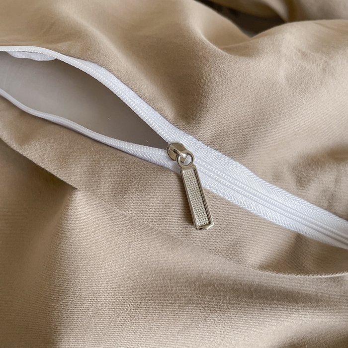 91家纺网 家纺一手货源 找家纺 小叮当家纺仓储工厂店 2025新款(买家秀 不断货)A类亲肤全棉纯棉色织大提花磨毛四件套床单床笠-花漾 花间入梦-咖