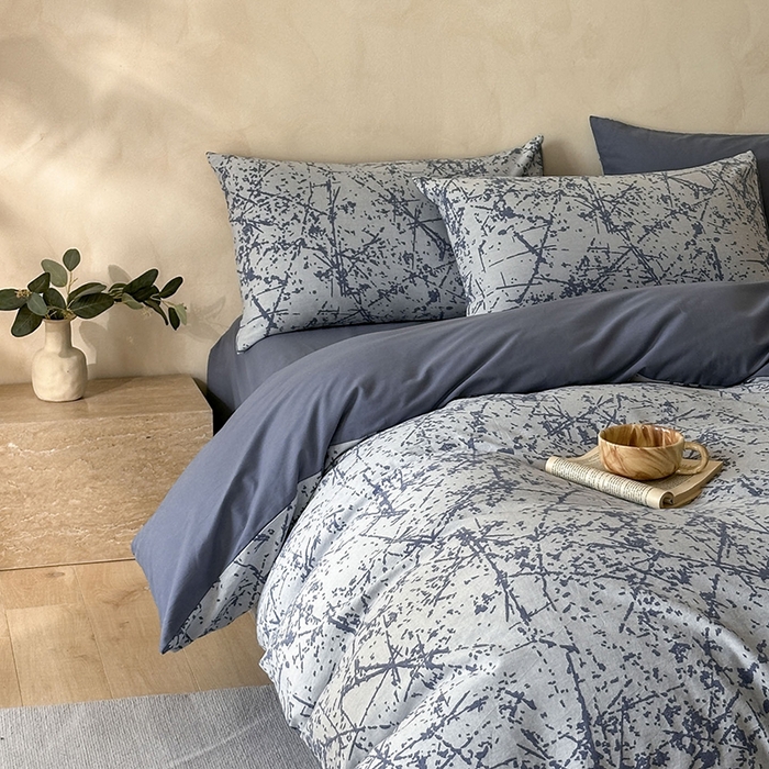 91家纺网 家纺一手货源 找家纺 （总）小叮当家纺仓储工厂店 2025新款(买家秀 不断货)亲肤A类母婴级全棉纯棉三层纱色织提花磨毛四件套素影