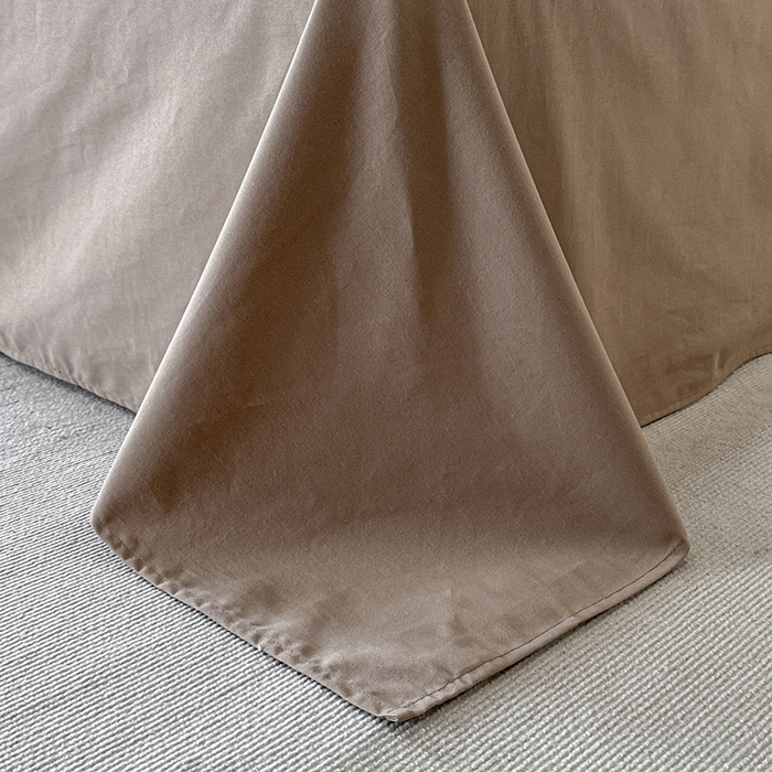 91家纺网 家纺一手货源 找家纺 小叮当家纺仓储工厂店 2025新款(买家秀 不断货)亲肤A类母婴级全棉纯棉三层纱色织提花磨毛四件套素影 素影-本色-米咖