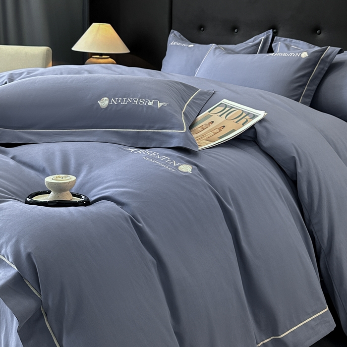 91家纺网 家纺一手货源 找家纺 （总）小叮当家纺仓储工厂店 2025新款(买家秀 不断货)A类全棉长绒棉纯棉加厚刺绣磨毛四件套-邂逅