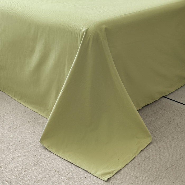 91家纺网 家纺一手货源 找家纺 小叮当家纺仓储工厂店 2025新款(买家秀 不断货)A类全棉长绒棉纯棉加厚刺绣磨毛四件套-邂逅 邂逅-流沙绿