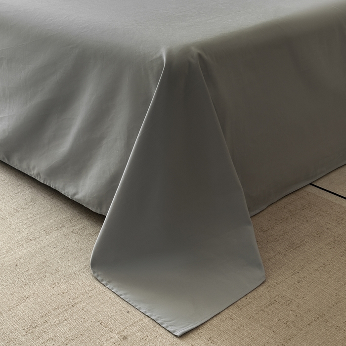 91家纺网 家纺一手货源 找家纺 小叮当家纺仓储工厂店 2025新款(买家秀 不断货)A类全棉长绒棉纯棉加厚刺绣磨毛四件套-邂逅 邂逅-气质灰