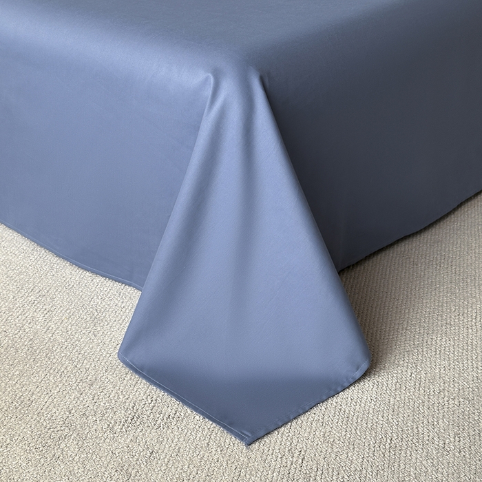 91家纺网 家纺一手货源 找家纺 小叮当家纺仓储工厂店 2025新款A类(买家秀 不断货)全棉纯棉长绒棉纯棉加厚刺绣磨毛四件套-千浔系列 千浔-海茵蓝