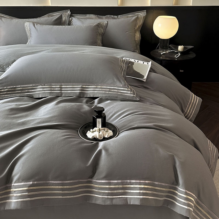 91家纺网 家纺一手货源 找家纺 （总）小叮当家纺仓储工厂店 2025新款A类(买家秀 不断货)全棉纯棉长绒棉纯棉加厚刺绣磨毛四件套-千浔系列