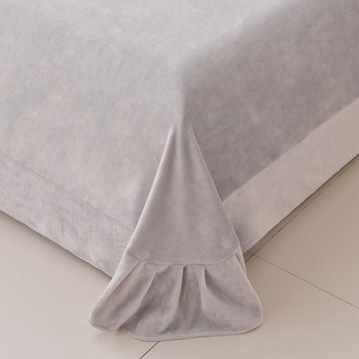 91家纺网 家纺一手货源 找家纺 （总）畅畅家纺 2025新款亲肤舒适冬季保暖8斤重牛奶绒6D雕花绒床单四件套