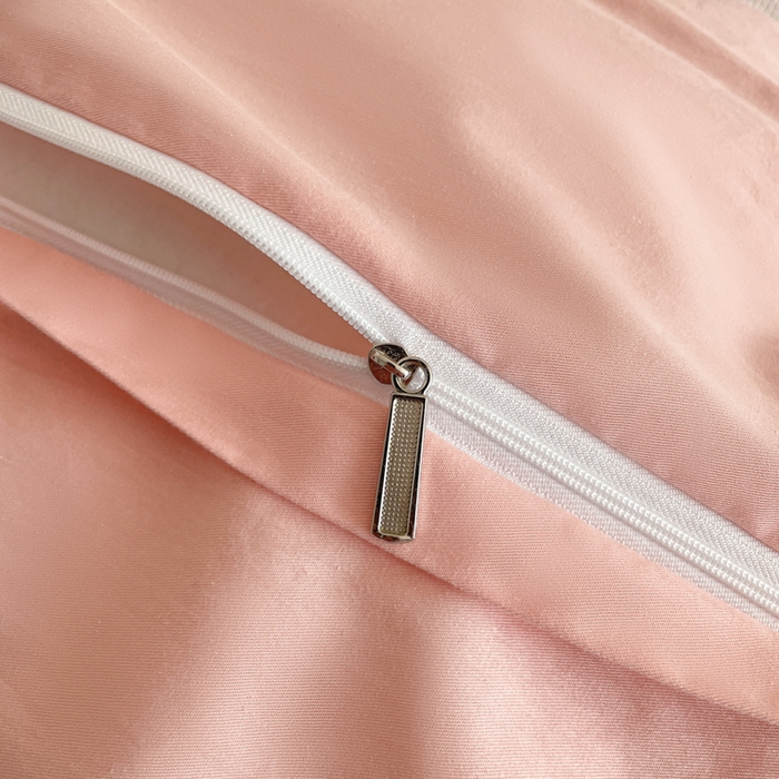 91家纺网 家纺一手货源 找家纺 小叮当家纺仓储工厂店 2025新款秋冬(买家秀 不断货)A类亲肤全棉纯棉色织水洗三层纱提花纯棉四件套 波妞-粉