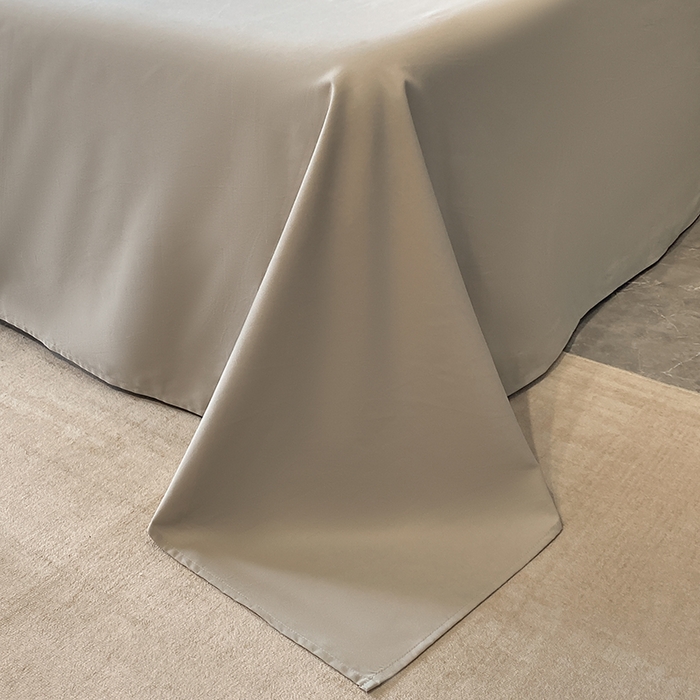 91家纺网 家纺一手货源 找家纺 小叮当家纺仓储工厂店 2025新款 (买家秀 不断货)更细腻A类全棉纯棉100支长绒棉磨毛四件套不毛 赤桦橘