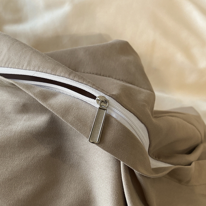 91家纺网 家纺一手货源 找家纺 小叮当家纺仓储工厂店 2025新款 (买家秀 不断货)更细腻A类全棉纯棉100支长绒棉磨毛四件套不毛 香草摩卡