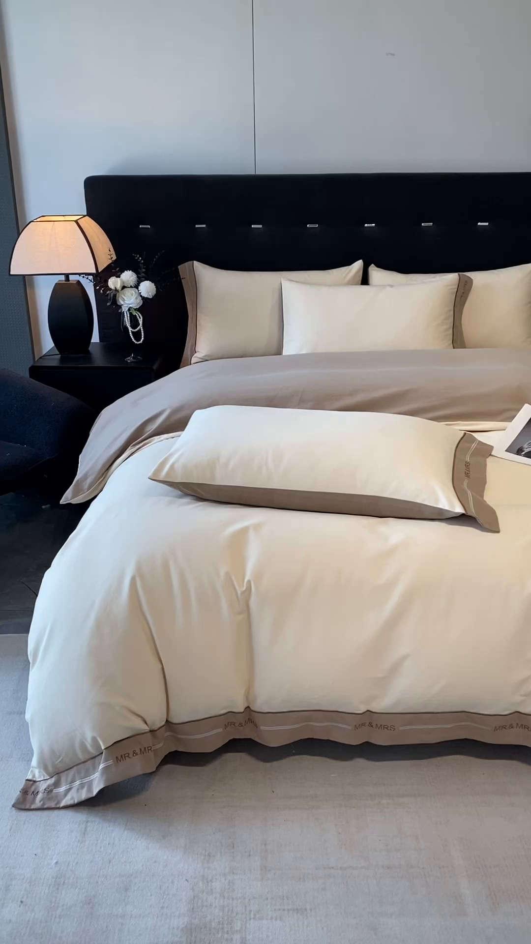 91家纺网 家纺一手货源 找家纺 小叮当家纺仓储工厂店 2025新款 (买家秀 不断货)更细腻A类全棉纯棉100支长绒棉磨毛四件套不毛 香草摩卡