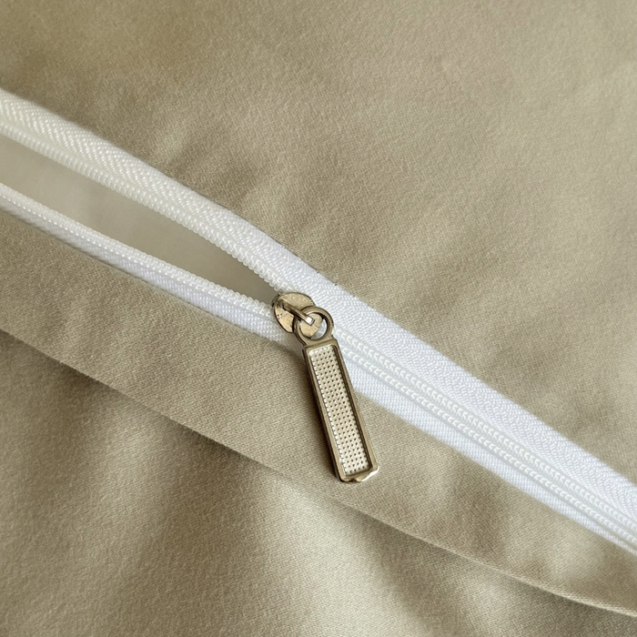 91家纺网 家纺一手货源 找家纺 小叮当家纺仓储工厂店 2025新款优质买家秀热卖不断货A类母婴级100纯棉全棉磨毛四件套全棉纯棉全棉 小宽边-燕麦色