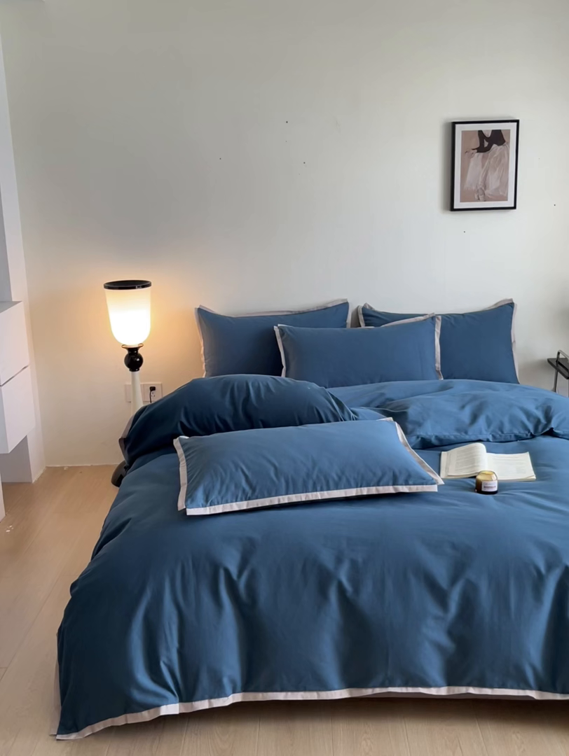 91家纺网 家纺一手货源 找家纺 （总）小叮当家纺仓储工厂店 2025新款优质买家秀热卖不断货A类母婴级100纯棉全棉磨毛四件套全棉纯棉全棉