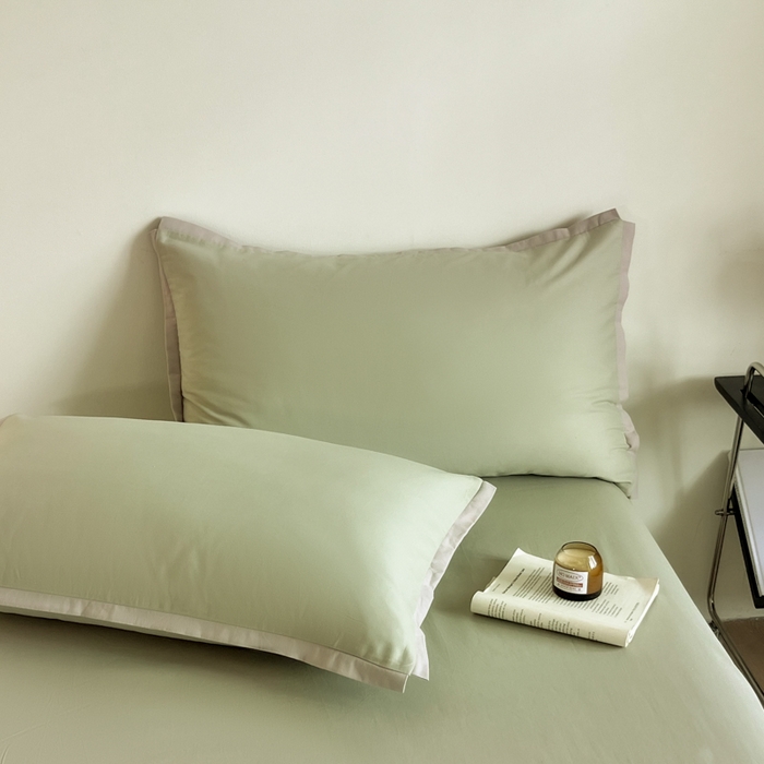 91家纺网 家纺一手货源 找家纺 小叮当家纺仓储工厂店 2025新款优质买家秀热卖不断货A类母婴级100纯棉全棉磨毛四件套全棉纯棉全棉 小宽边-碧玉绿