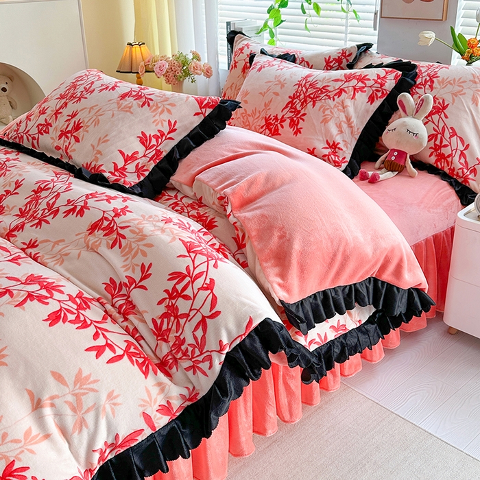 （总）栩裕纺织 2025新款加厚保暖亲肤绒韩版四件套