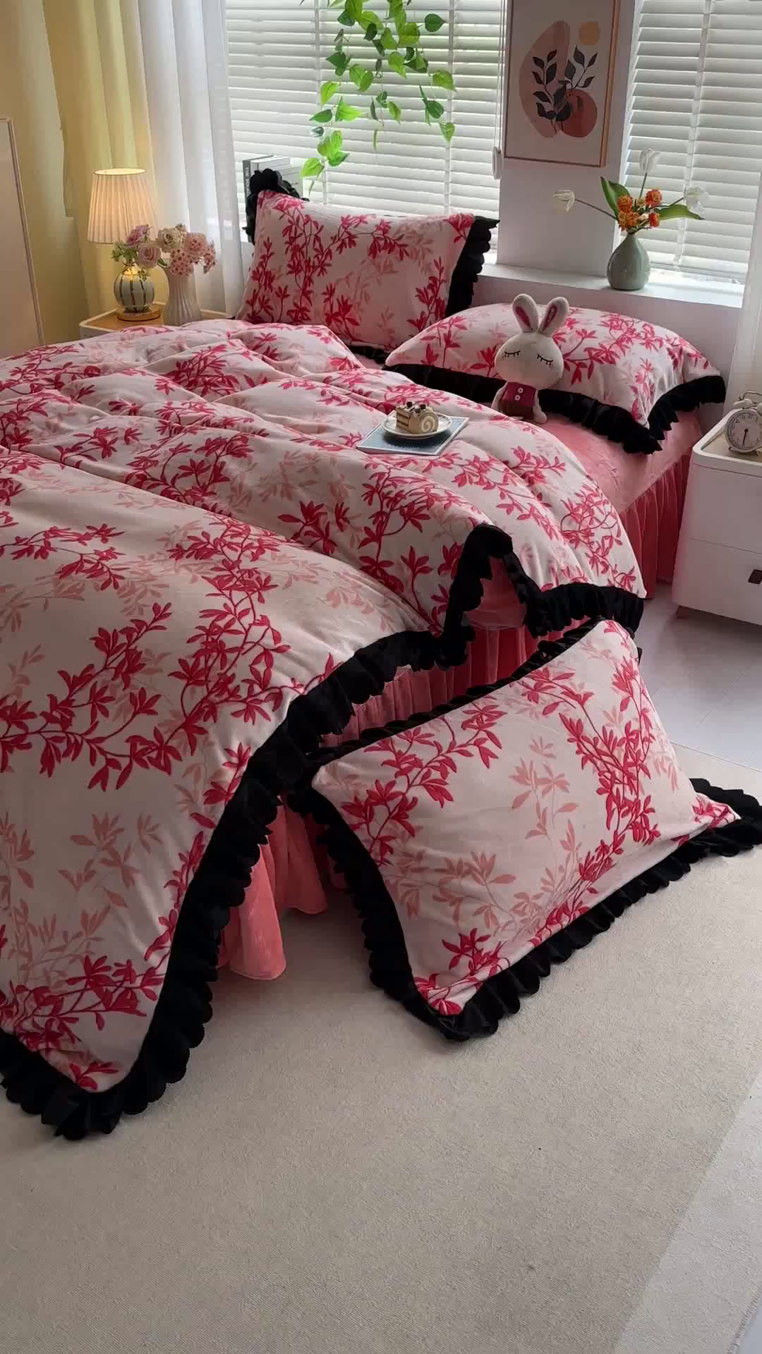 91家纺网 家纺一手货源 找家纺 （总）栩裕纺织 2025新款加厚保暖亲肤绒韩版四件套