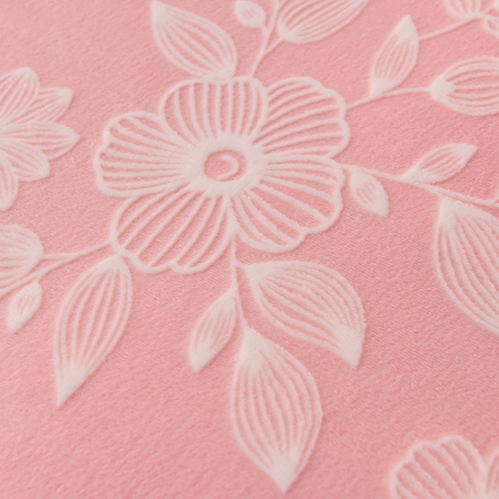 91家纺网 家纺一手货源 找家纺 畅畅家纺 2025新款亲肤舒适冬季保暖8斤重牛奶绒6D雕花绒床单四件套 花甜蜜意-粉